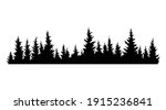 fir trees silhouettes.... | Shutterstock .eps vector #1915236841