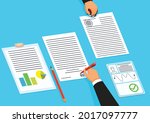 notary service advertisement.... | Shutterstock .eps vector #2017097777