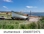 Fishing Boat On A Rusty Trailer ...