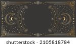 vector mystic celestial golden... | Shutterstock .eps vector #2105818784