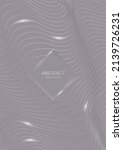 luxury silver geometric a4... | Shutterstock .eps vector #2139726231