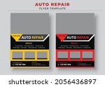 auto repair flyer template ... | Shutterstock .eps vector #2056436897