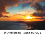 Honolulu Hawaii Island Sunset Coast