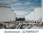 Storage tanks are important infrastructure for oil and gas activities. The storage tank is a place to receive and store oil at a fuel terminal. Storage tanks are usually conical for oil tanks.