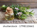 Rosemary Essential Oil In A...