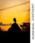 Owl Silhouette Made By Sunset...
