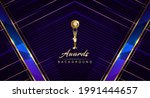 royal blue golden awards... | Shutterstock .eps vector #1991444657