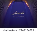 golden blue side dotted award... | Shutterstock .eps vector #2162136521