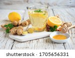 Healthy Ginger Tea With Lemon