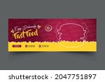 fast food culinary ads banner... | Shutterstock .eps vector #2047751897