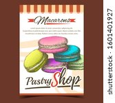 Pastry Shop Macarons Biscuit...