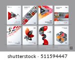 business vector set. brochure... | Shutterstock .eps vector #511594447