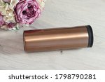 stainless steel coffee tumbler... | Shutterstock . vector #1798790281
