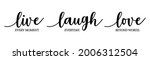 live every moment. laugh... | Shutterstock .eps vector #2006312504