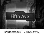 Fifth Avenue Sign 5 Th Av New...