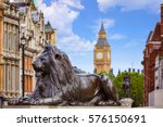 London Trafalgar Square Lion In ...