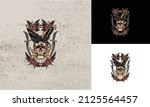 artwork design of eagle and... | Shutterstock .eps vector #2125564457