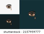 logo design of eye vector... | Shutterstock .eps vector #2157959777