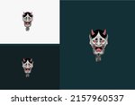artwork design of head devil... | Shutterstock .eps vector #2157960537