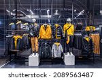 Small photo of BEIJING.China-DEC,10,2021:nike factory outlet store or unite store interior display.Famous sports fashion brand worldwide and it is one of the world's largest suppliers of athletic shoes and apparel.