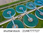 Small photo of Aerial view of metropolitan waterworks authority. Drinking Water Treatment aerial top view of Microbiology of drinking water production and distribution