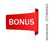 bonus banner vector. special... | Shutterstock .eps vector #2173643321
