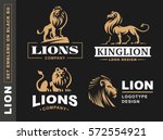 Lion Logo Set   Vector...