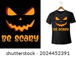spooky pumpkin geek shirt funny ... | Shutterstock .eps vector #2024452391