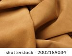 Alcantara beige leather texture for background
