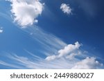 Summer blue sky cloud gradient...