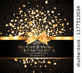 gorgeous and shiny invitation... | Shutterstock .eps vector #1177512034