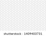 black and white hexagon... | Shutterstock .eps vector #1409403731