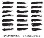 grunge brush strokes. set of... | Shutterstock .eps vector #1425803411