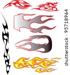 flames | Shutterstock .eps vector #95718964