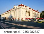 Small photo of Jakarta, Indonesia - August, 24, 2023: The Bank Indonesia Museum is a museum in Jakarta, Indonesia which is a cultural heritage heritage of De Javasche Bank which was first built in 1828.