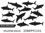 collection of animal shark... | Shutterstock .eps vector #2088991141