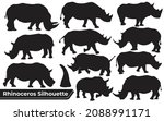 collection of animal rhinoceros ... | Shutterstock .eps vector #2088991171