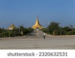 Small photo of View of the Uppatartandhi pagoda in Nay Pyi Taw, Myanmar, Sunday December 15, 2013.