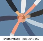 business teamwork concept.... | Shutterstock .eps vector #2012548157