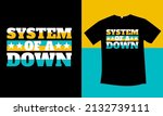 system of a down typography t... | Shutterstock .eps vector #2132739111