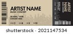 concert ticket template.... | Shutterstock .eps vector #2021147534