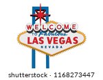 las vegas nevada welcome sign... | Shutterstock .eps vector #1168273447
