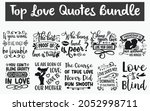 romantic love quotes svg... | Shutterstock .eps vector #2052998711