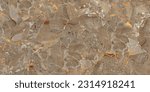 Small photo of Emperador marble natural background, coffee luxurious agate texture marble tiles for ceramic wall and floor, Dark brown travertine italian pattern, breccia quartzite rustic matt granite tile Greece