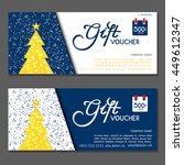 gift voucher. vector ... | Shutterstock .eps vector #449612347