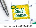 Reminder Golf Course In...