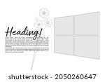 vector mood board of four... | Shutterstock .eps vector #2050260647