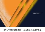 abstract orange and yellow... | Shutterstock .eps vector #2158433961
