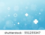 medical hospital icon abstract... | Shutterstock . vector #551255347