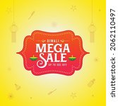 diwali mega sale offer festival ... | Shutterstock .eps vector #2062110497